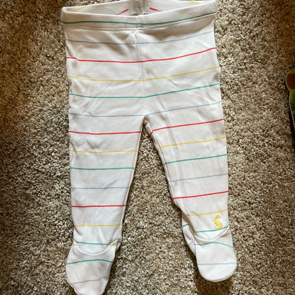 Joules Newborn Unisex Footed Pants